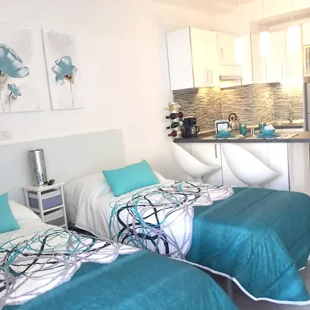 Studio In Puerto De La Cruz With Wonderful Sea View Balcony And Wifi 13 Km From The Beach